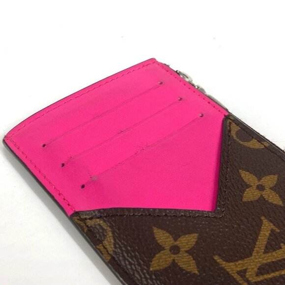 LOUIS VUITTON M82912 Monogram Coin card holder Compact Wallet Card Case purse - Picture 8 of 16